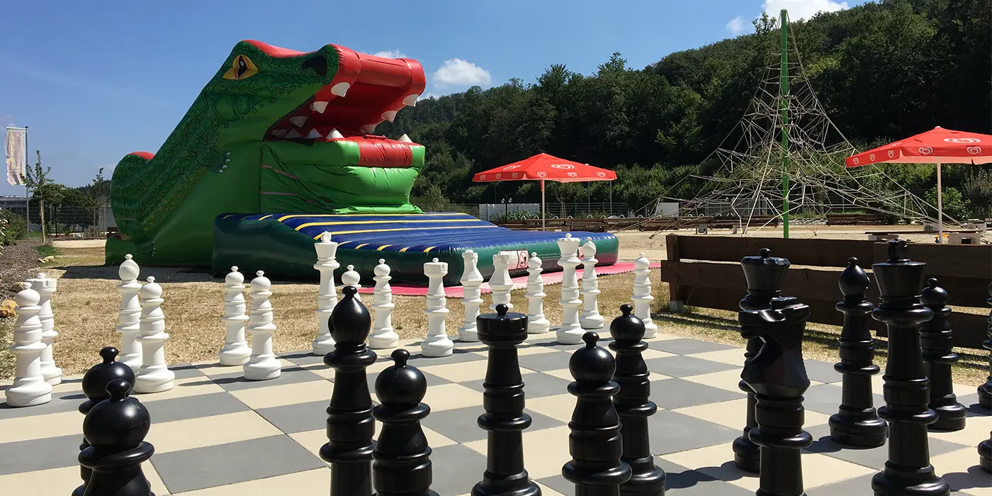 LALINO Schach & Krokodiltrampolin