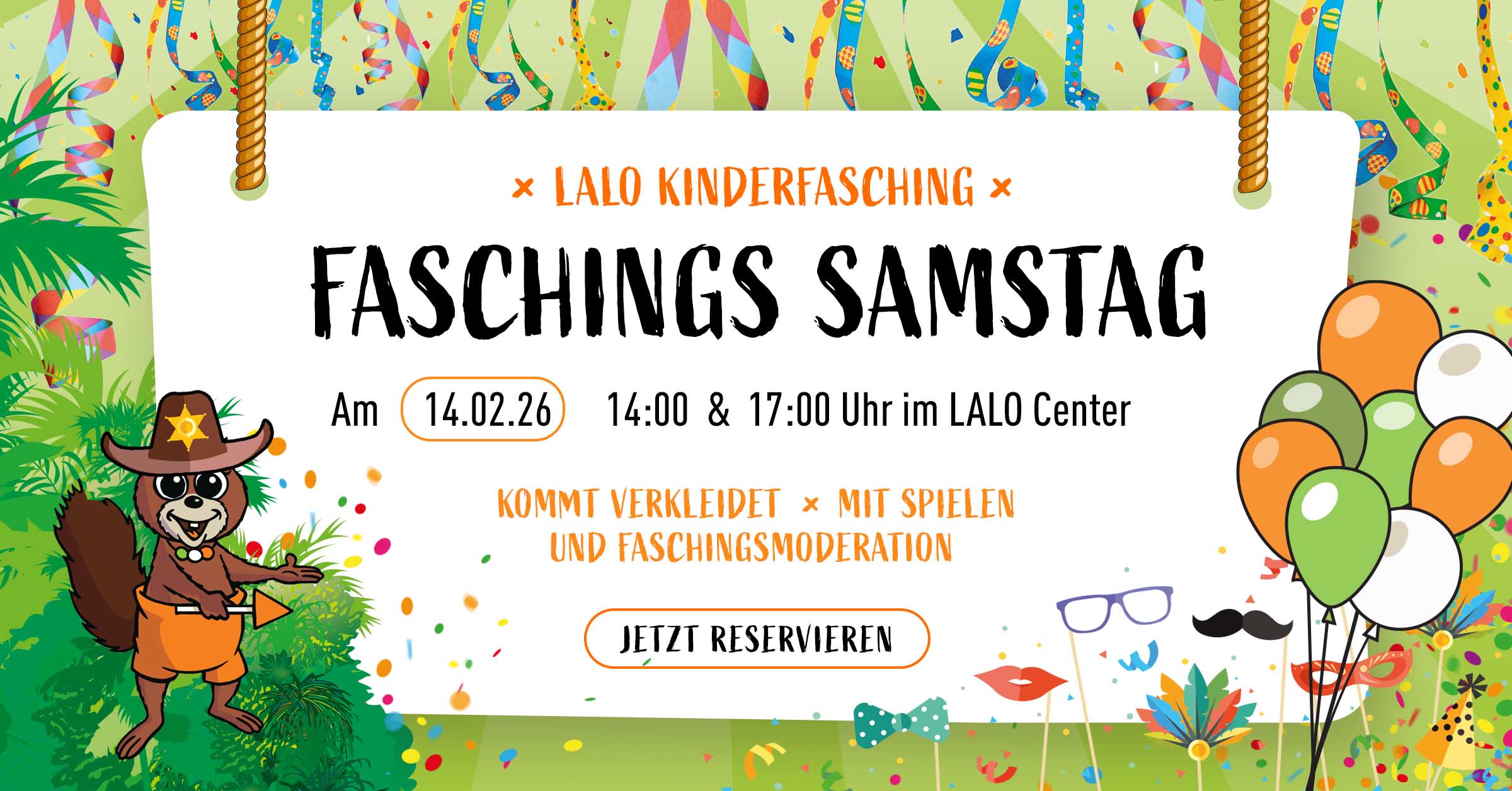 Faschingssamstag 2026 Kinderfasching